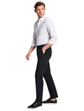Michael Kors Mens Classic fit Dress Pants 38 / 32 Black Solid Stretch