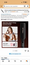 HITTIONA Flat Iron Hair Straightener 1.75” Ceramic Infrared Ionic Flat Iron New 6