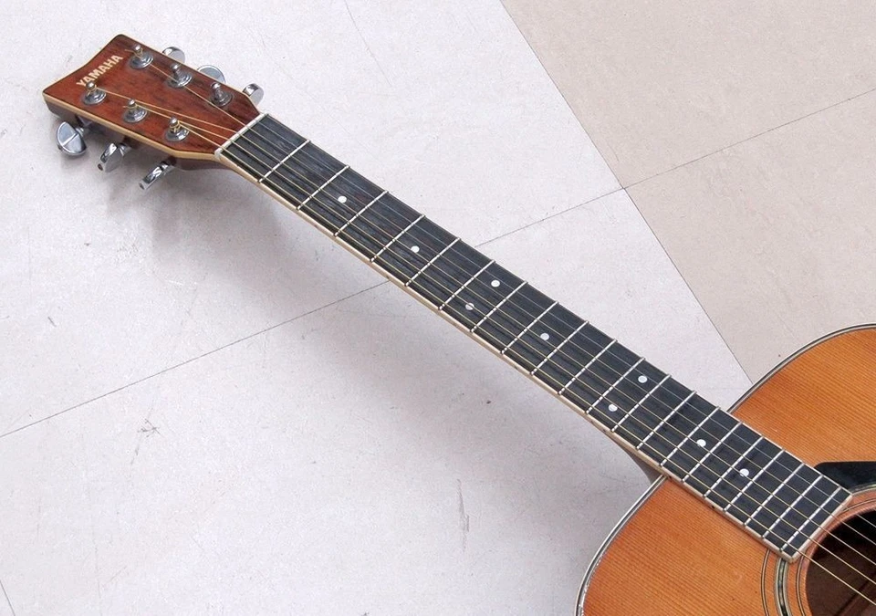 Guitare acoustique vintage Yamaha FG-300M Japon rare modèle précoce - Photo 3/4