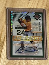 3/25 2024 Panini Prospects Konnor Griffin Prospect Ticket Green Ice Auto RC 