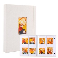 Ayorasly Polaroid Photo Album, Small Picture Book Holds 280 1 pack, Beige
