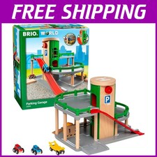 Eco-Friendly 7-Piece Train Garage