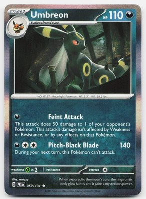 Umbreon Holofoil [PRE - 059/131] Rare Pokemon TCG