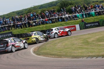 WRC Lydden Hill Great Britain 2014 Andy Scott Peugeot Fabien Paill- Old Photo 1