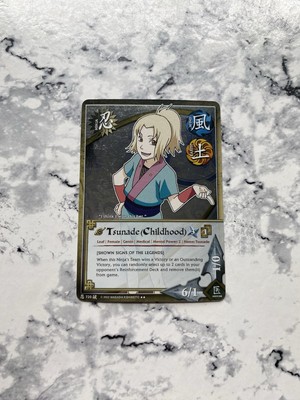 Naruto CCG TCG N-720 Tsunade Childhood Broken Promise Set 16 FOIL  Holo Rare 1st