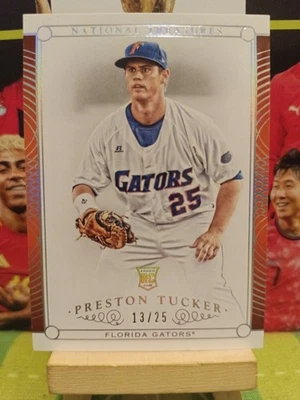 Panini National Treasures 2015 Preston Tucker /25 Rookie Holofoil Parallel - Image 1 of 3