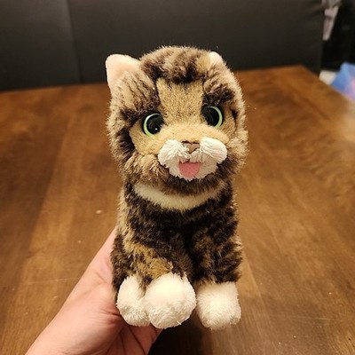 Mini Plush Baby Lil Bub Cat Cuddle Barn 5 1/2'' Tabby Kitten Small Striped