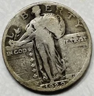 1929 D Standing Liberty Quarter  USA US Silver Coin .25