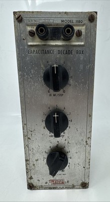 EICO 1180 Decade Capacitance Box - Vintage - Used Test Equipment Brooklyn NY