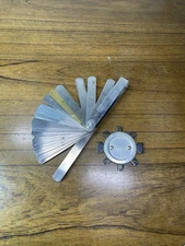 (2) VINTAGE SPARK PLUG SETTING GAGES FOR GAP / ONE FEEL GAGE MADE IN USA & JAPAN