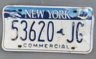 NY Commercial License Plate New York Taxi Lic — photo 1