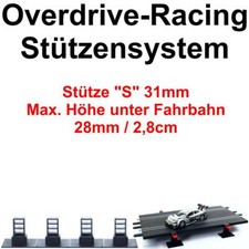 Stützen Set S für Carrera 124 132 EVO Fahrbahnerhöhung Brücken Überfahrt Kreisel