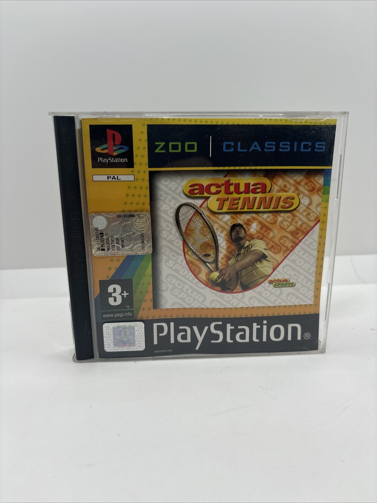 Jeu ACTUA TENNIS Sony Playstation 1 PS1 Complet Ita