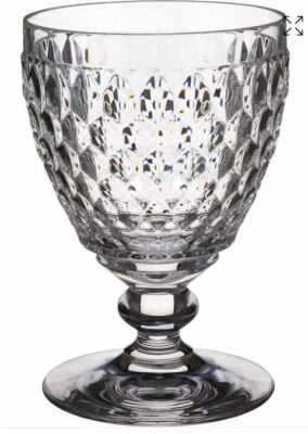 VILLEROY & BOCH BOSTON GOBLET 14 OZ - CLEAR - NEW With Tags - Image 1 of 2