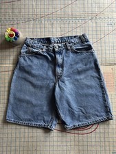 Vintage Levi s Jean Shorts 560 Loose Fit Fits 32 Orange Tab Light Stonewash