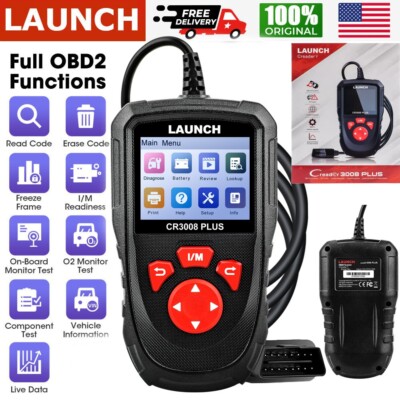 LAUNCH CR3008 PLUS OBD2 Scanner Car Diagnostic Tool Reader Check Engine Fault