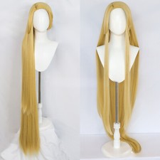 Rapunzel Princess Cosplay Wig Movie Tangled Long Heat Resistant Synthetic Hair