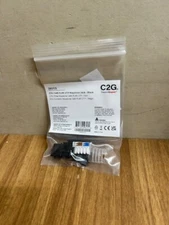 C2G 29313  CG29313 Cat6 Keystone jack insert - Black - PN:29313