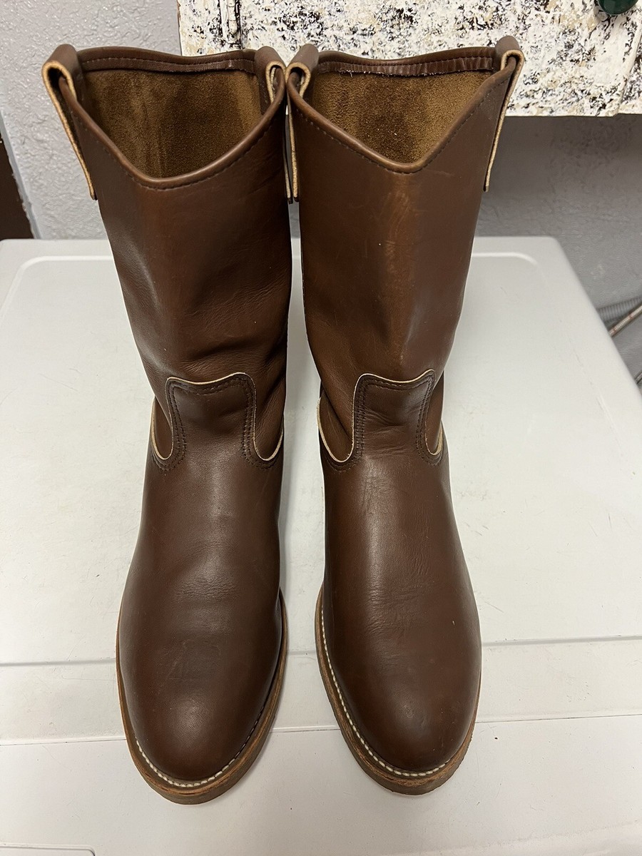 Red Wing 2265 Nailseat Pull on Work Boots Steel Toe Leather  display picture 1