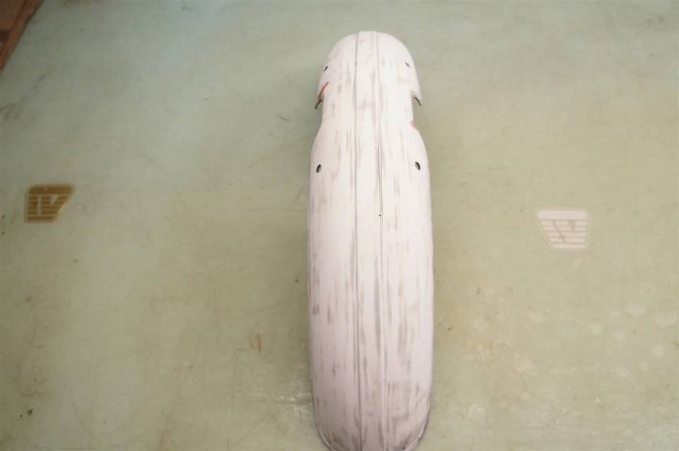 BMW Airhead FRONT Fender R45 R60 R65 R75 R80 R90 R100 WHITE 2 *2258  - Imagem 3 de 4