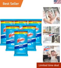 Original Glass Wipes, Pre-Moistened Glass and Surface Wipes Clean and Provide...