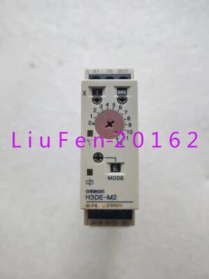 1pc used Omron H3DE-M2 time relay