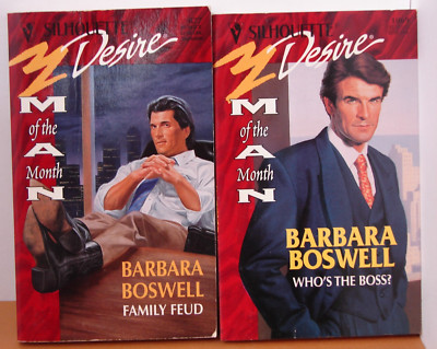 Lot of 2 Silhouette Desire, by Barbara Boswell,   Romance , PB 7026