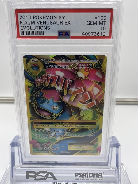 16 Pokemon Xy Evolutions 100 108 Full Art M Venusaur Ex Psa 10 Gem Mint Mega Ilandhome Jp