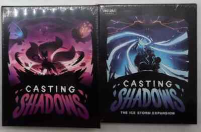 CASTING SHADOWS ICE STORM EXPANSION & BASE 2023 CARD GAME BRANDNEU (DAMAGED BOX