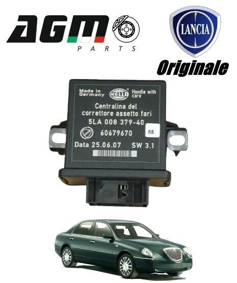 CENTRALINA CORRETTORE ASSETTO FARI ORIGINALE LANCIA THESIS 2,4 JTD OE 60679670 - Immagine 3 di 3