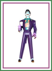 Batman The Animated Series Joker Dark Purple Suit Holding Playing Card Ebay