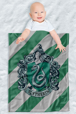 Slytherin Knitted Blanket Harry Potter Soft Fleece Baby Blanket