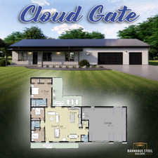 The Cloud Gate Barndominium - 3 Bedrooms / 2.5 Baths 2,275 SF Design Blueprints