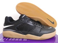NIKE SB ISHOD PREMIUM BLACK-WHITE-DARK GREY-BLACK SZ 8.5 DH1030-001 