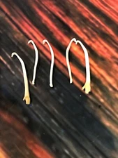 5 Real Mink Baculum Penis Bone Animal Skull Odd Christmas gag Gift fish hook
