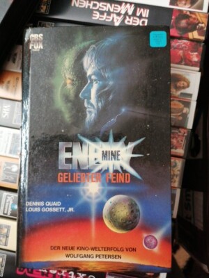 VHS RARITÄT: ENEMY MINE - GELIEBTER FEIND (1985) mit Dennis Quaid  HARTBOX