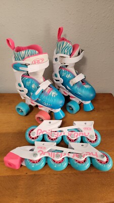Quad Roller Skates For Women & Men - 4 Wheel High-Top Skates With PU Wheels