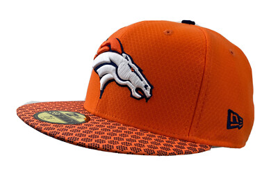 Denver Broncos NFL On field New Era 59fifty Fitted Orange hat | eBay