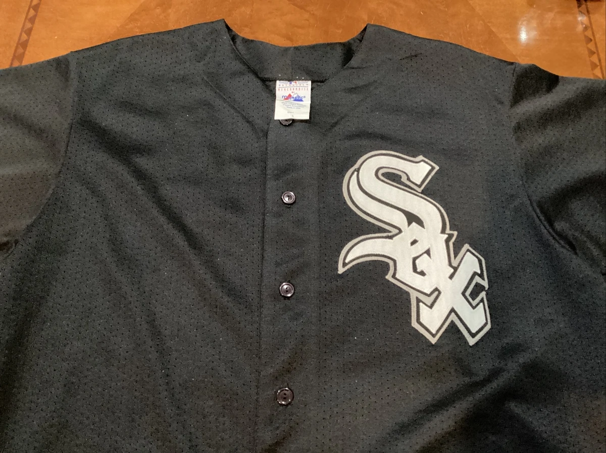 Vintage Chicago White Sox Majestic Baseball Jersey Size Large 