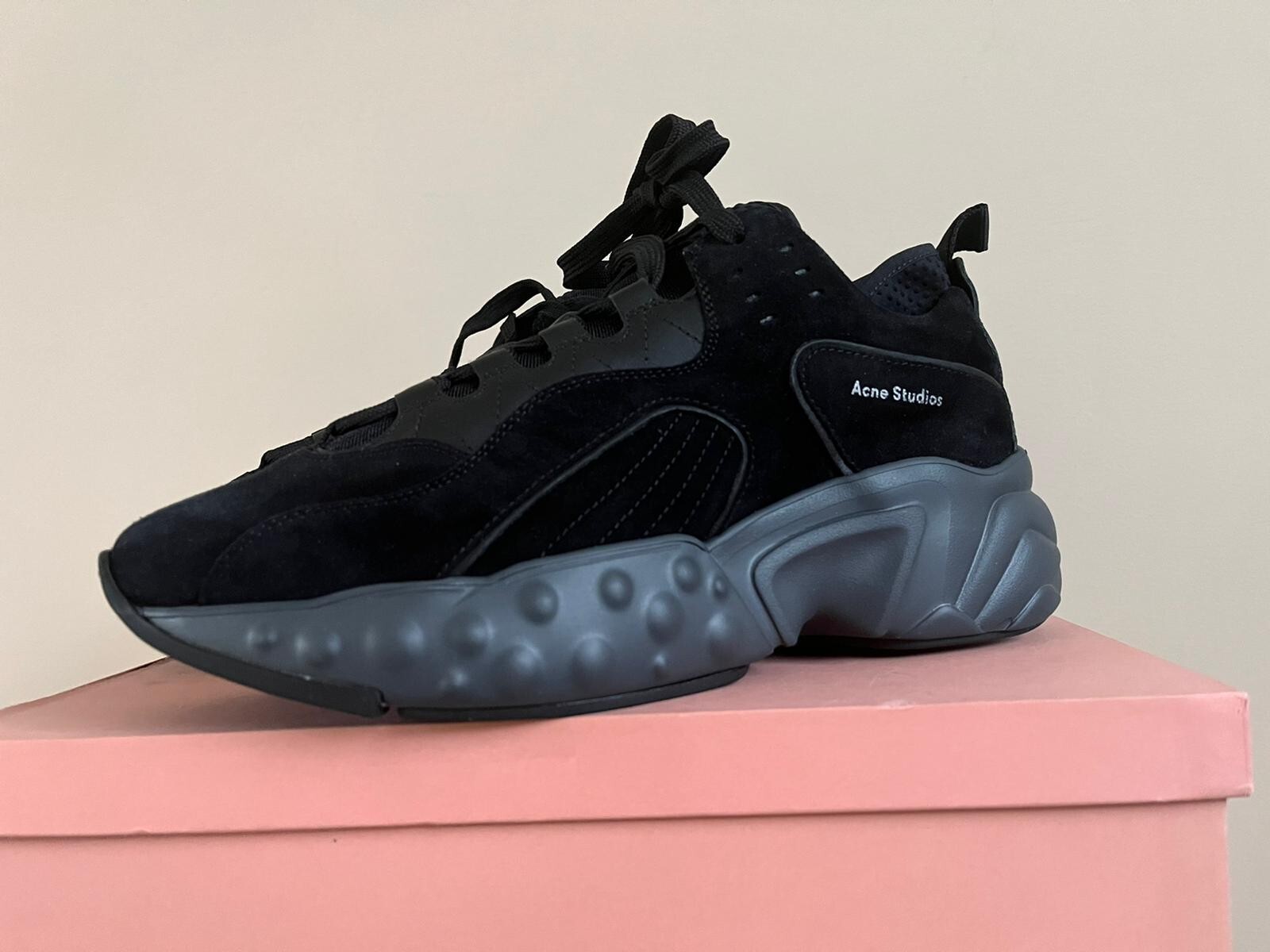 Acne Studios , Rockaway Sneakers in Multi Black , BNIB 40 / 7 US image 4