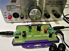 Ham Radio DIY  KIT Morse Code Key and Noise Filter  for Ham Transceivers