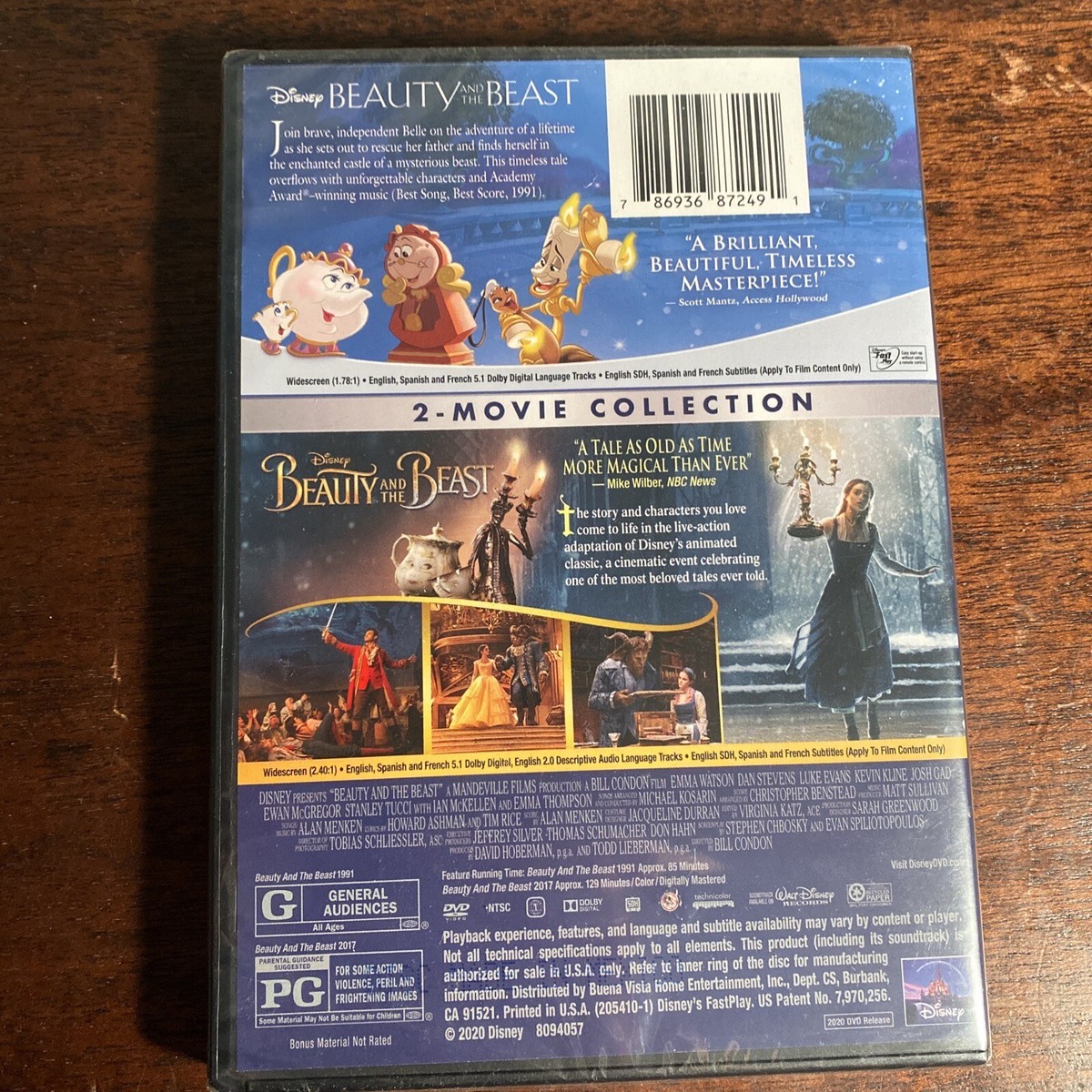 BEAUTY & THE BEAST ANIMATED / BEAUTY & THE BEAST DOUBLE