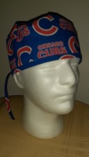 Chicago Cubs Medical Surgical Tie Scrub Hat