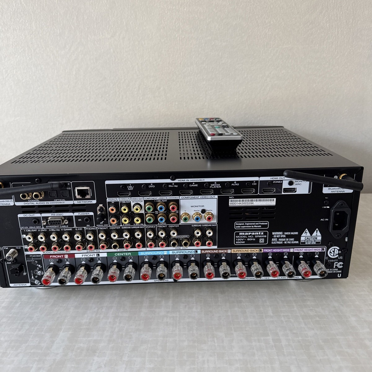 Marantz SR 6009 7.2 Channel 110 Watt Receiver for sale online | eBay