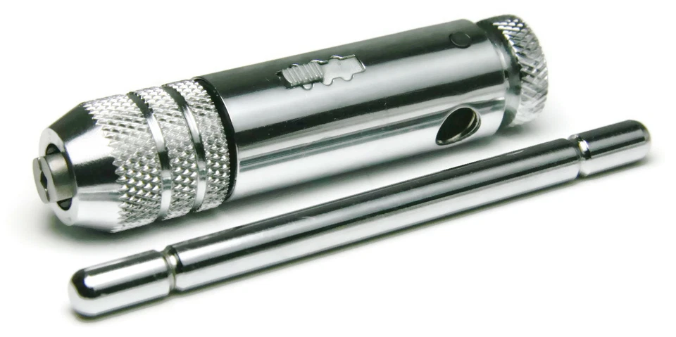 Ratcheting T Handle Tap Wrench Premium #0 to 1/4" and 1/4" to 1/2" Varieties - Image 3 of 4