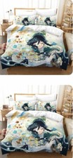 3D Genshin Impact Comforter Cover Set Pillowcases 3PCS Bedding Set