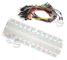 Combo2 830 Points Solderless PCB Breadboard MB102 & 65Pcs Jumper cables