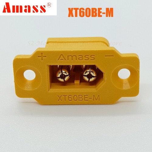 10Pcs Yellow Original AMASS Connector Plug XT60BE-M Male XT60 For RC Drone Car - Imagen 6 de 21