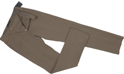 NEW Incotex High Comfort Pants (Slacks)! Weathered Brown Slimmer Fit Cotton  | eBay