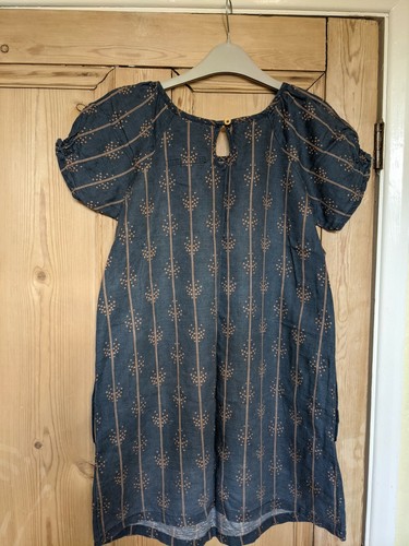 JOULES Size 8 denim blue ditsy stars & stripes print MINI DRESS * 4th July USA - Picture 9 of 10
